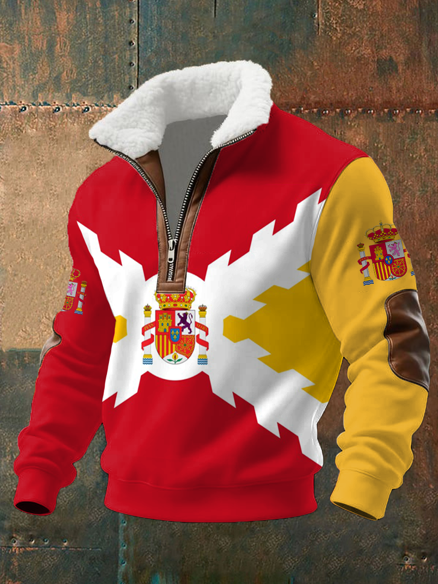 Espanha dos homens arte impressa Casual Tops