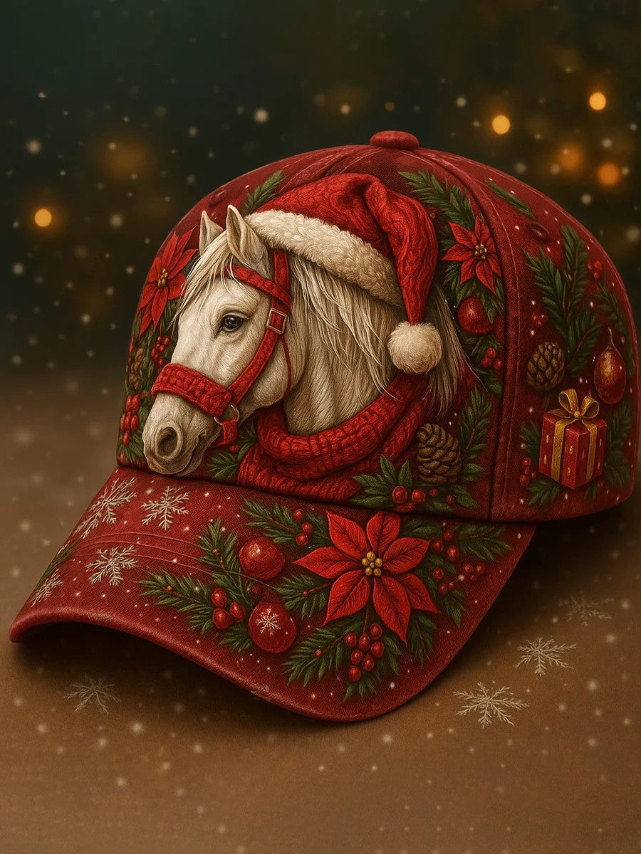 Chapéu arte do cavalo do Natal