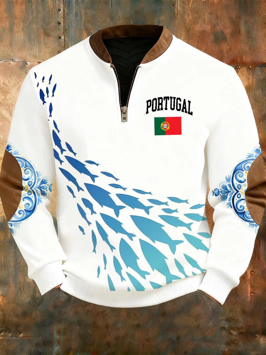 Camisola portuguesa Print Comfort dos homens