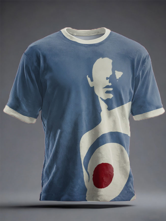 Unisex Reino Unido Mods Música Amante Impresso T-shirt