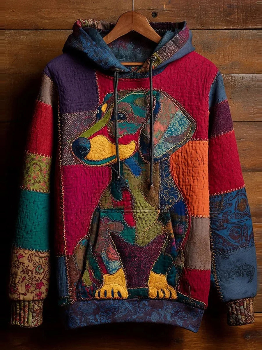 Retro abstrato Animal Art Print moletom confortável do homens