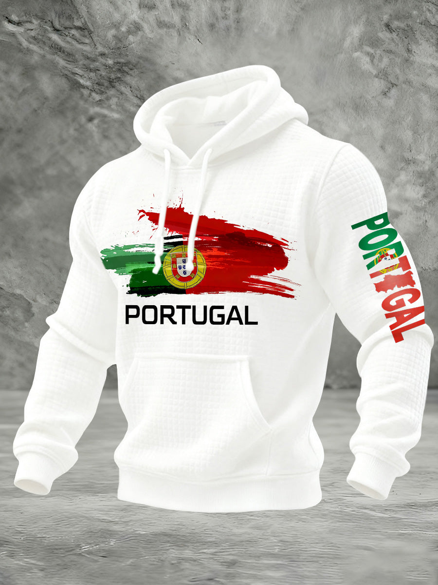 Moletom Comemorativo com Bandeira Portuguesa Masculina