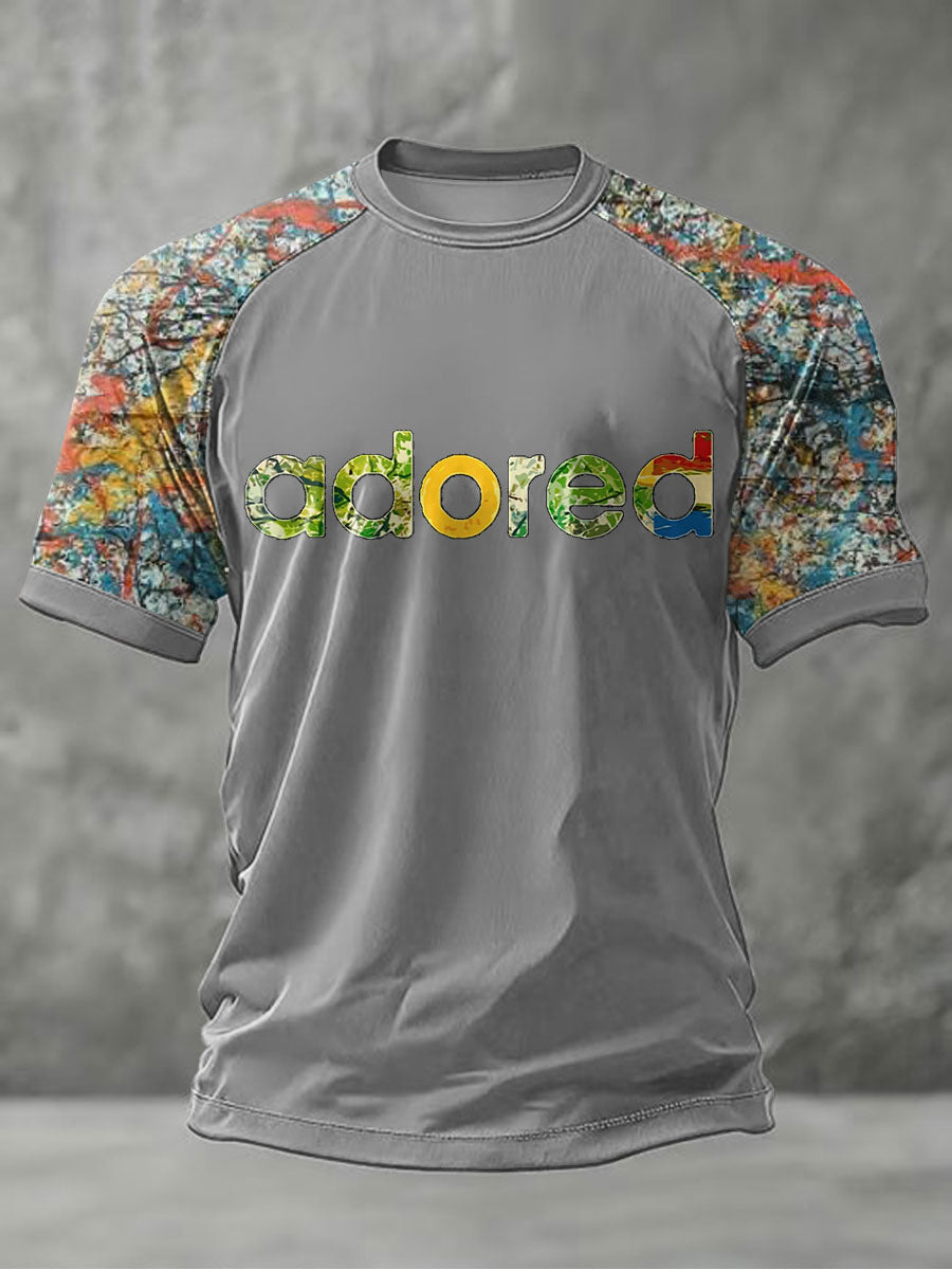 Rosas de limão masculino Music Lover impresso t-shirt de manga curta