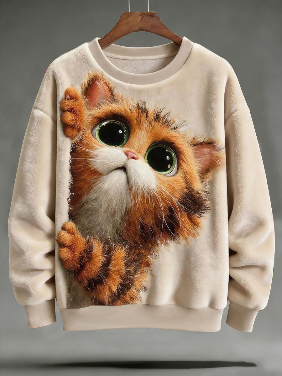 Solto básico impresso manga longa moletom/Hoodie dos homens