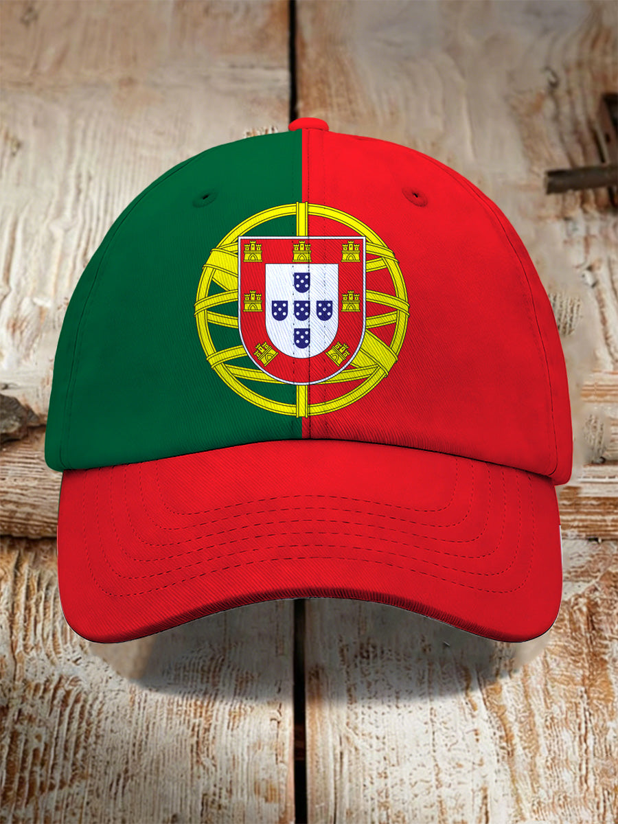 Unisex Portugal Copa do Mundo 2026 torcendo impresso Baseball Cap