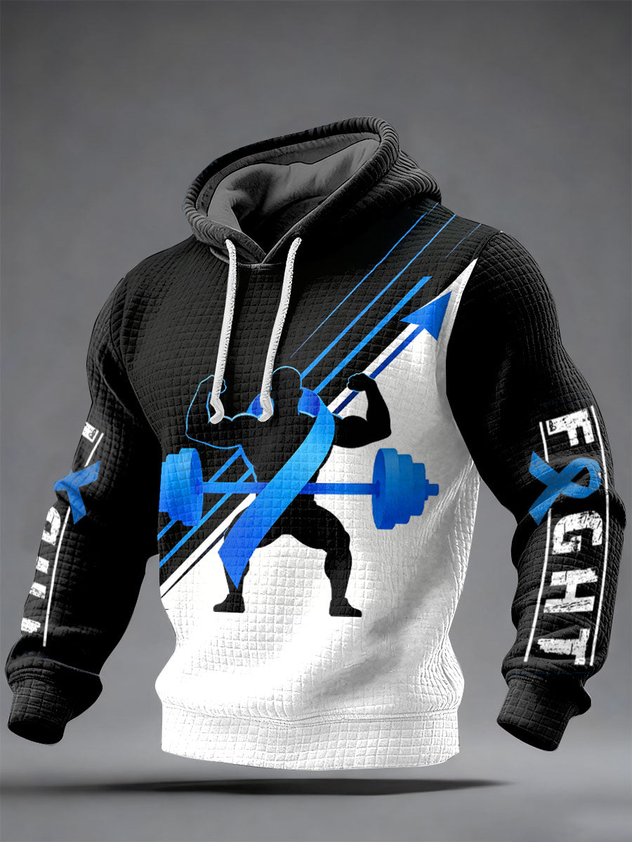 Retro Prostate Cancer Awareness Imprimir Camisola Casual