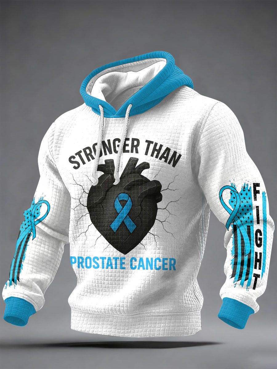 Retro Prostate Cancer Awareness Imprimir Camisola Casual