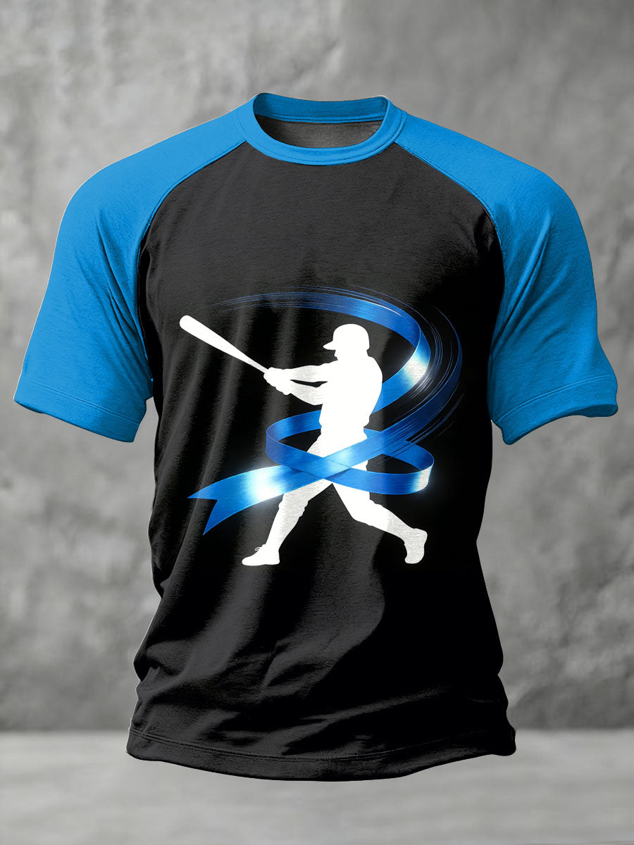 Retro Prostate Cancer Awareness Imprimir Casual T-shirt