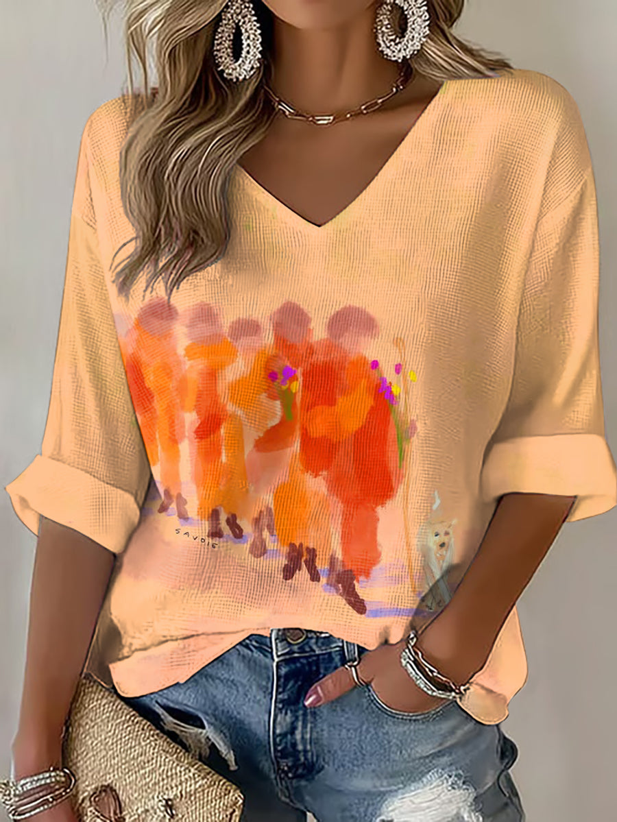 Caminhar das mulheres para a paz Waffle T-shirt