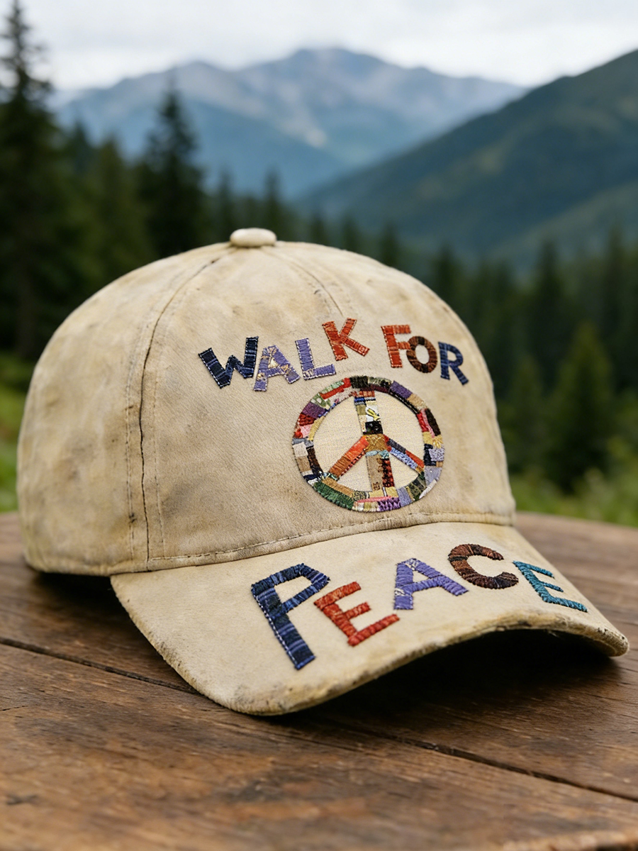 Caminhada unisex para a paz Design Cap