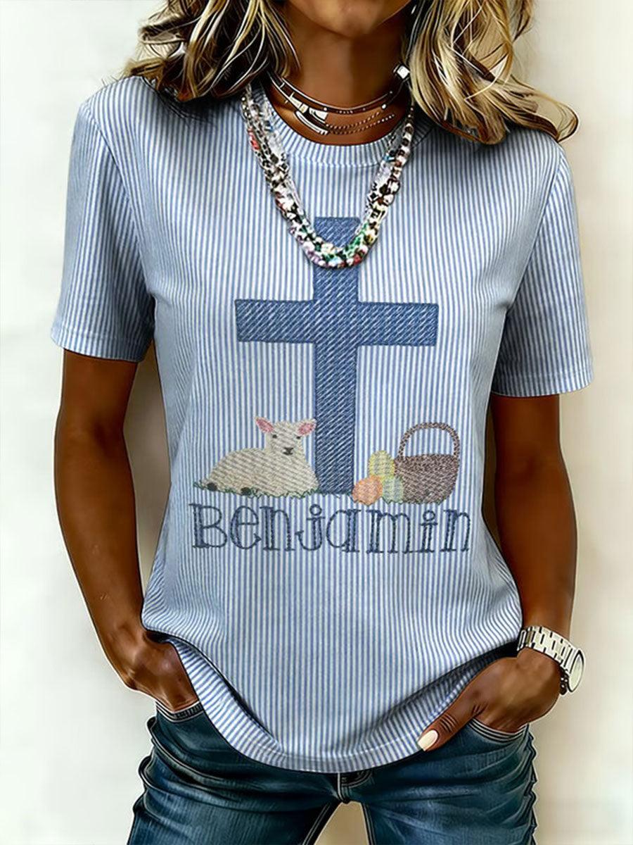 Coelho feminino imprimir camiseta casual