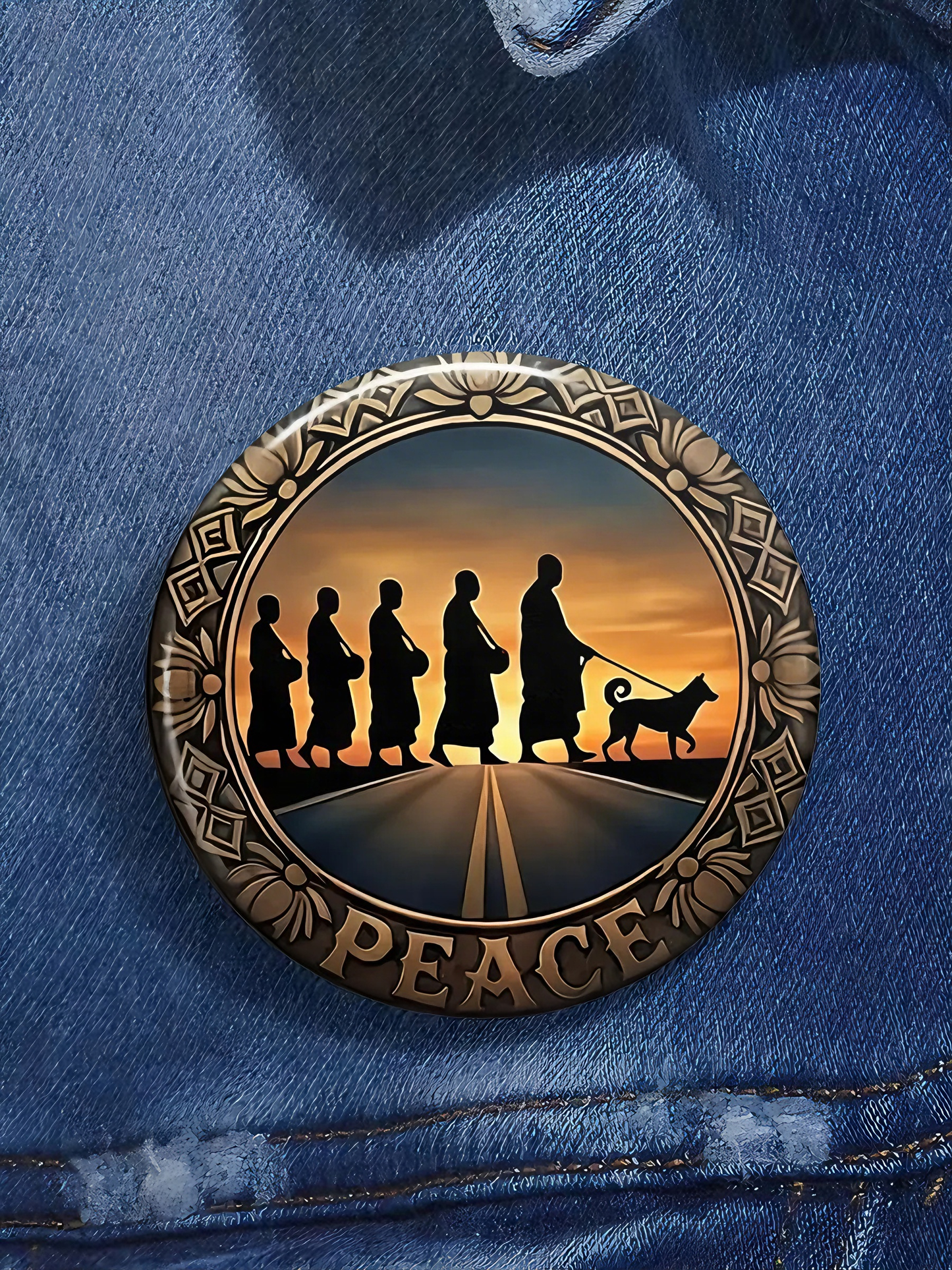 Caminhada pela Paz Imprimir Pins