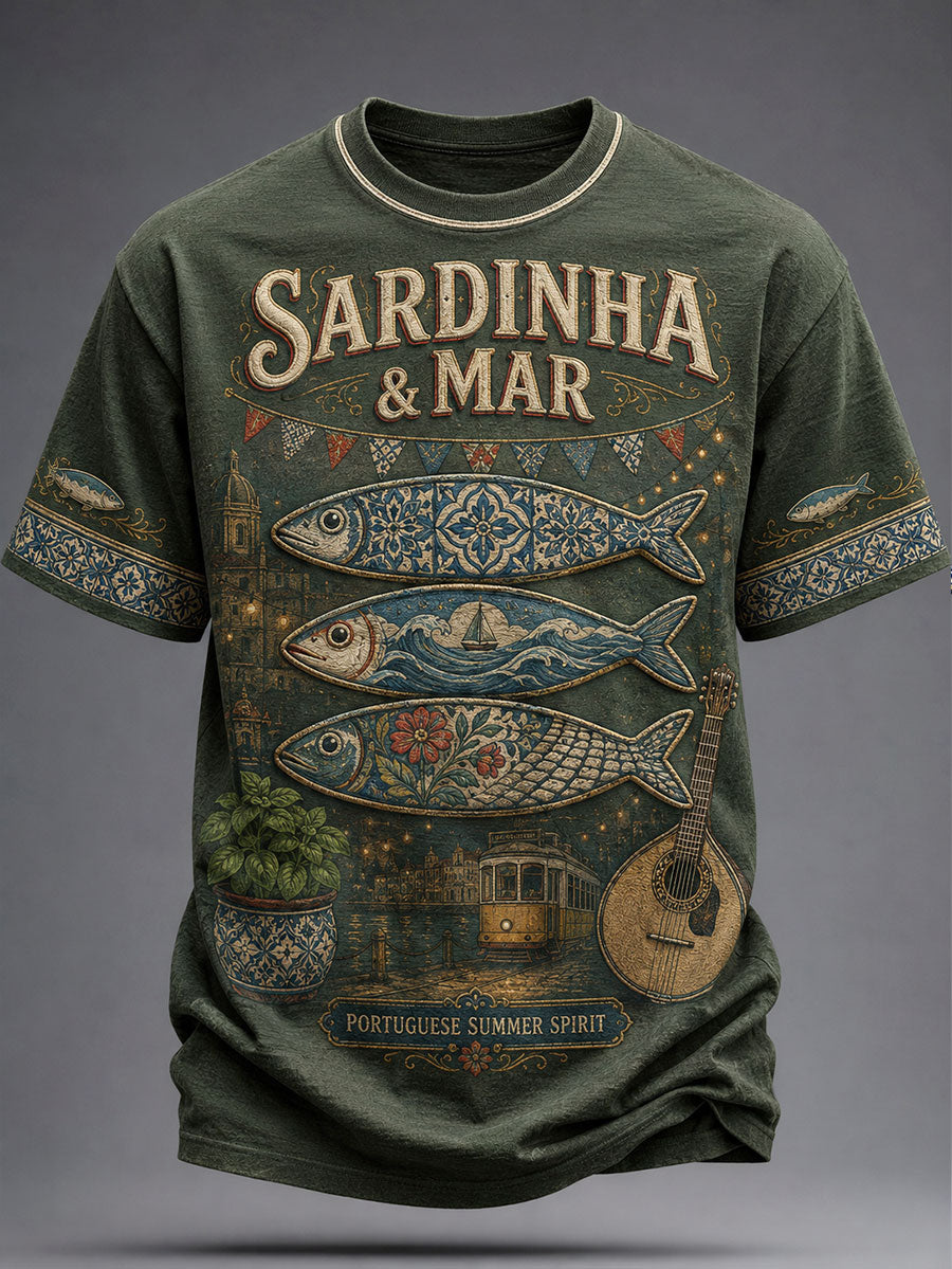 Festa dos homens dos Santos Populares Art Impresso T-shirt