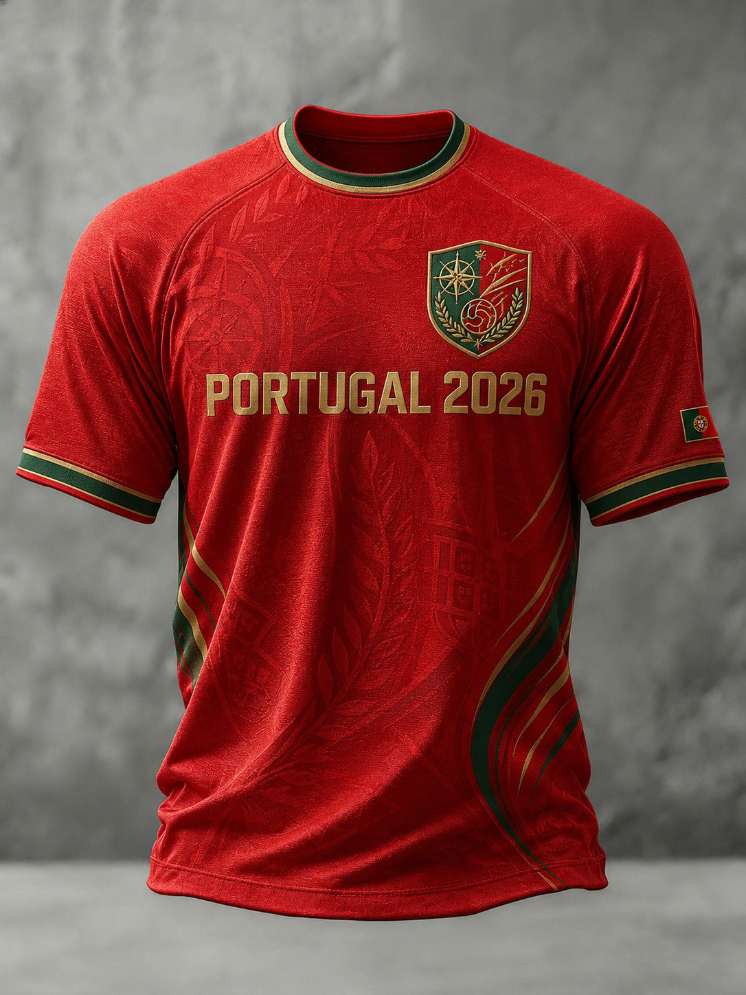 T-shirt Estampada Futebol Masculino Portugal