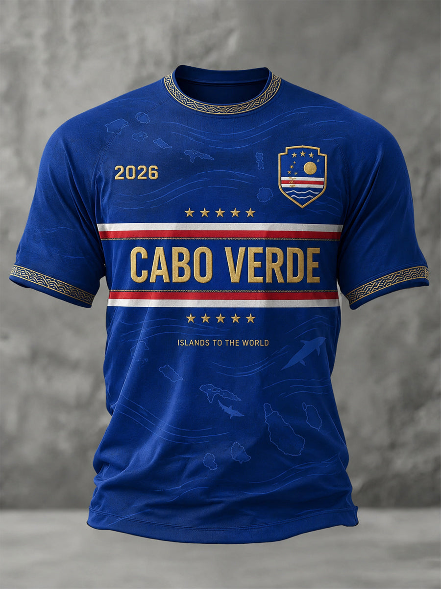 Camiseta Casual Estampada para Homens, Presente para Fãs de Futebol