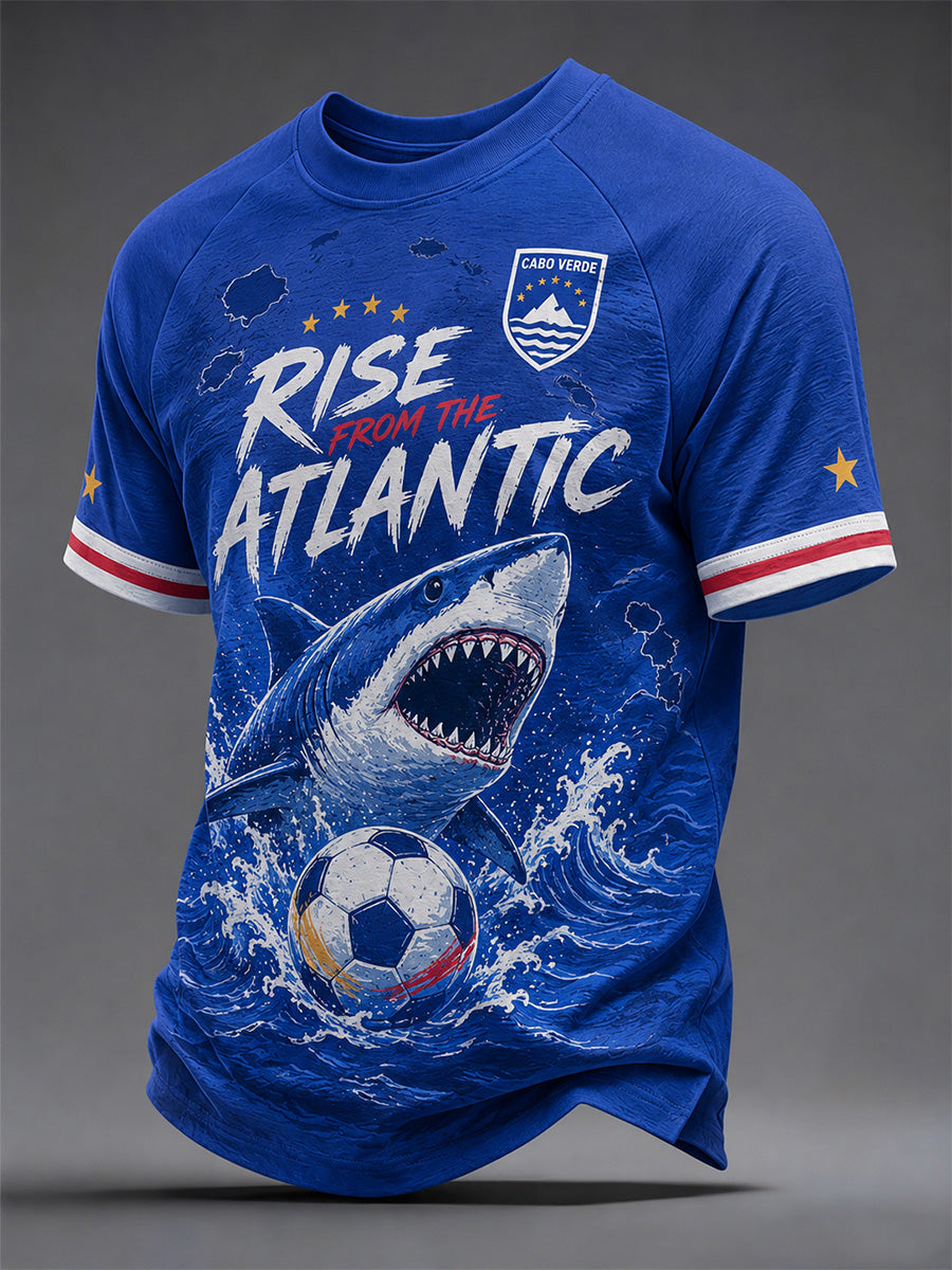 Camiseta Casual Estampada para Homens, Presente para Fãs de Futebol
