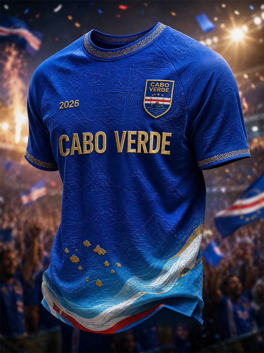 Camiseta Casual Estampada para Homens, Presente para Fãs de Futebol
