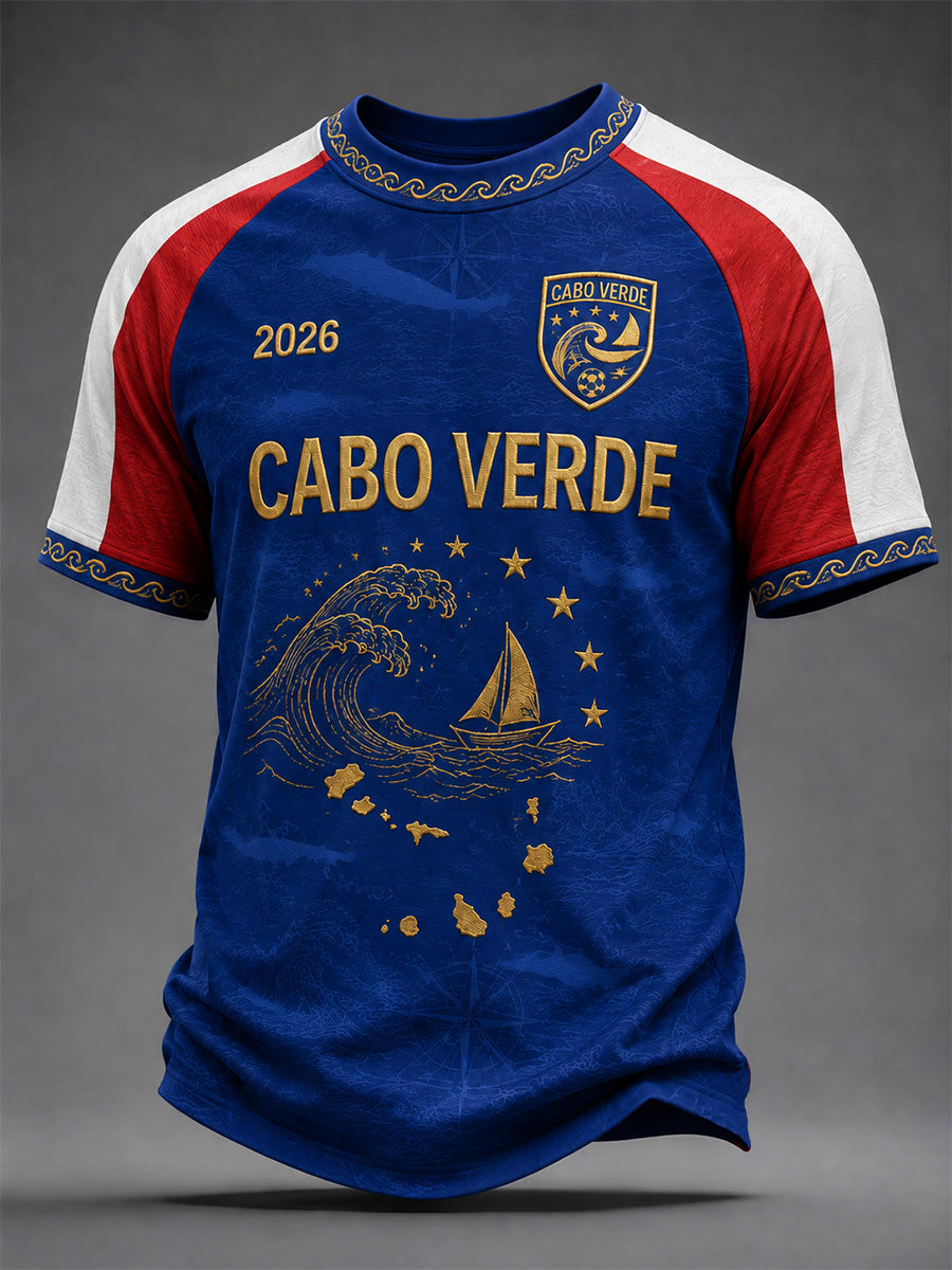 Camiseta Casual Estampada para Homens, Presente para Fãs de Futebol