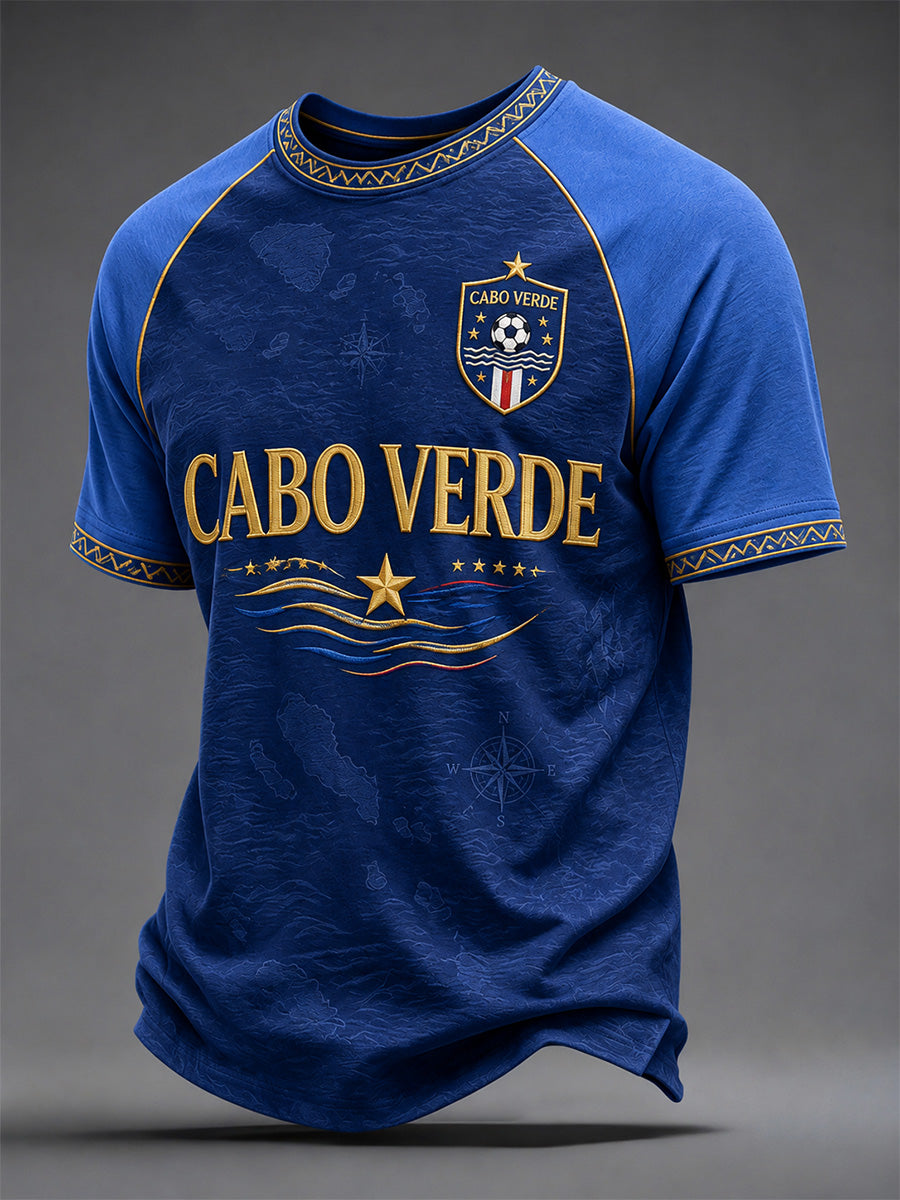 Camiseta Casual Estampada para Homens, Presente para Fãs de Futebol