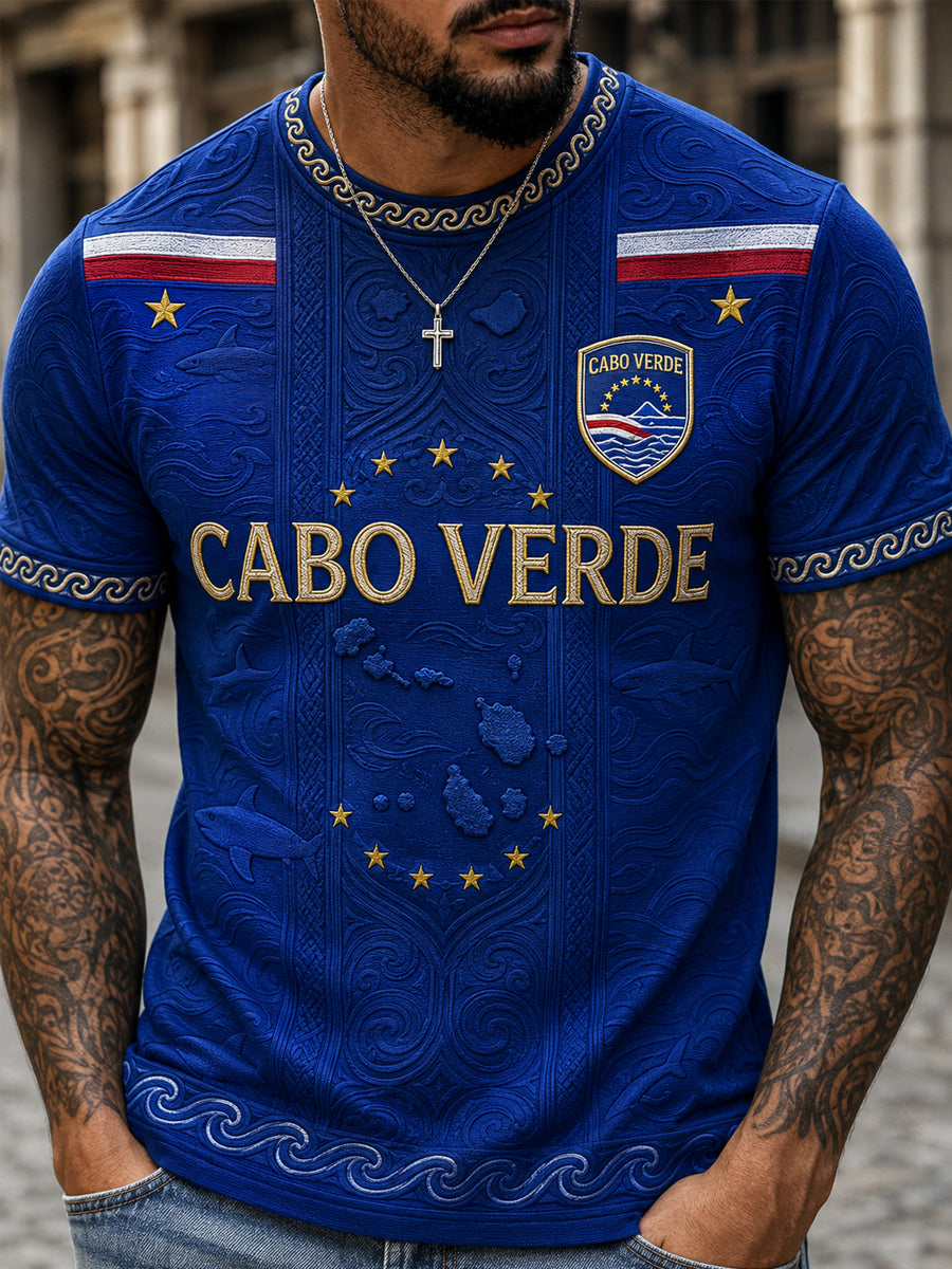 Camiseta Casual Estampada para Homens, Presente para Fãs de Futebol