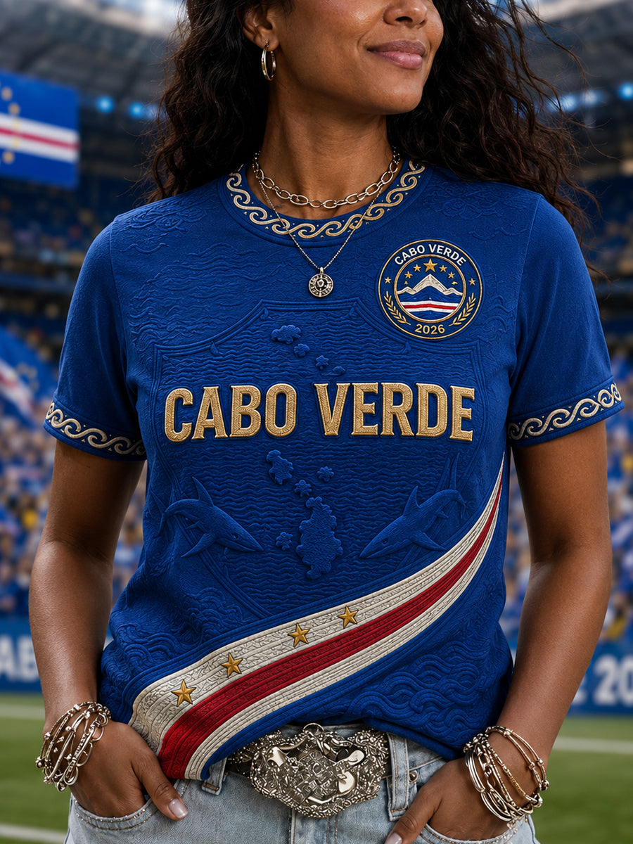 Camiseta Casual Estampada para Mulheres, Presente para Fãs de Futebol