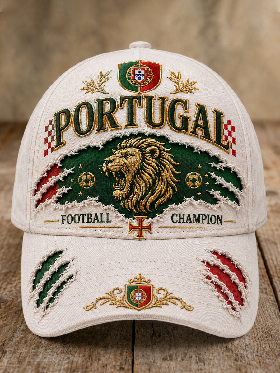 Unisex Portugal Futebol Jogo Cheering Art Print Hat