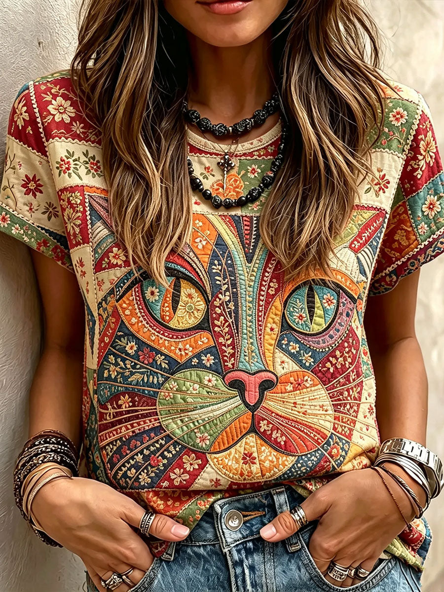 Blusa Elegante de Algodão e Linho para Mulheres