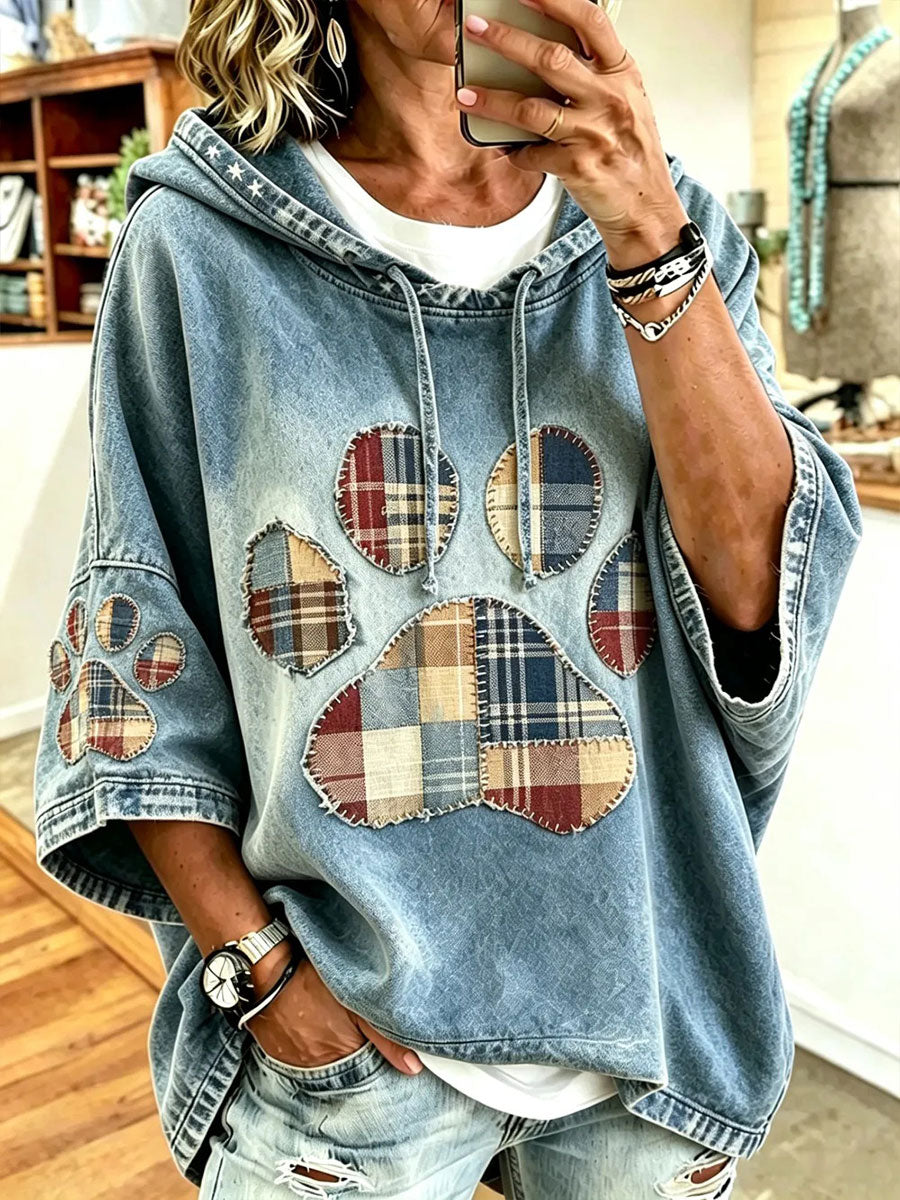 Gato feminino impressão arte Casual Top