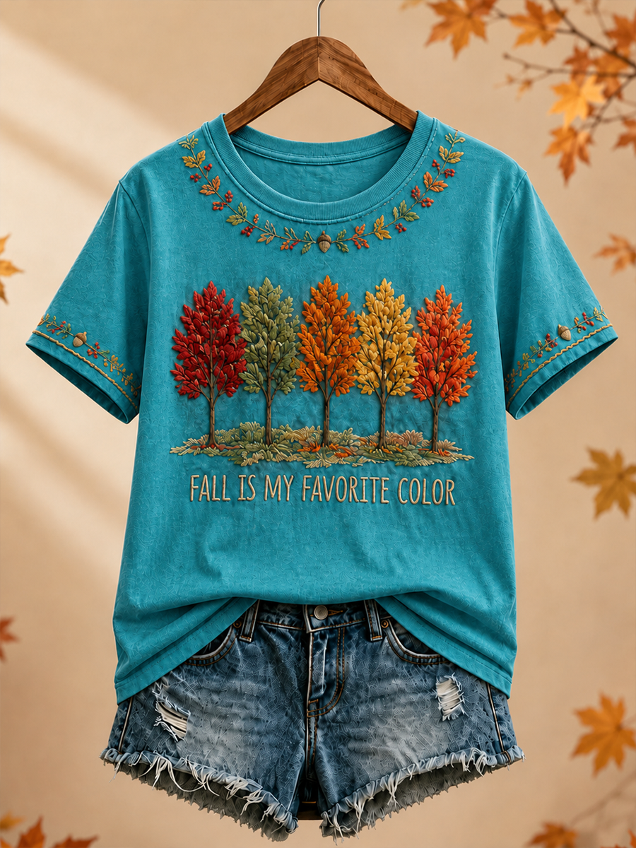 Women's Fall Is My Favorite Color T-shirt de manga curta