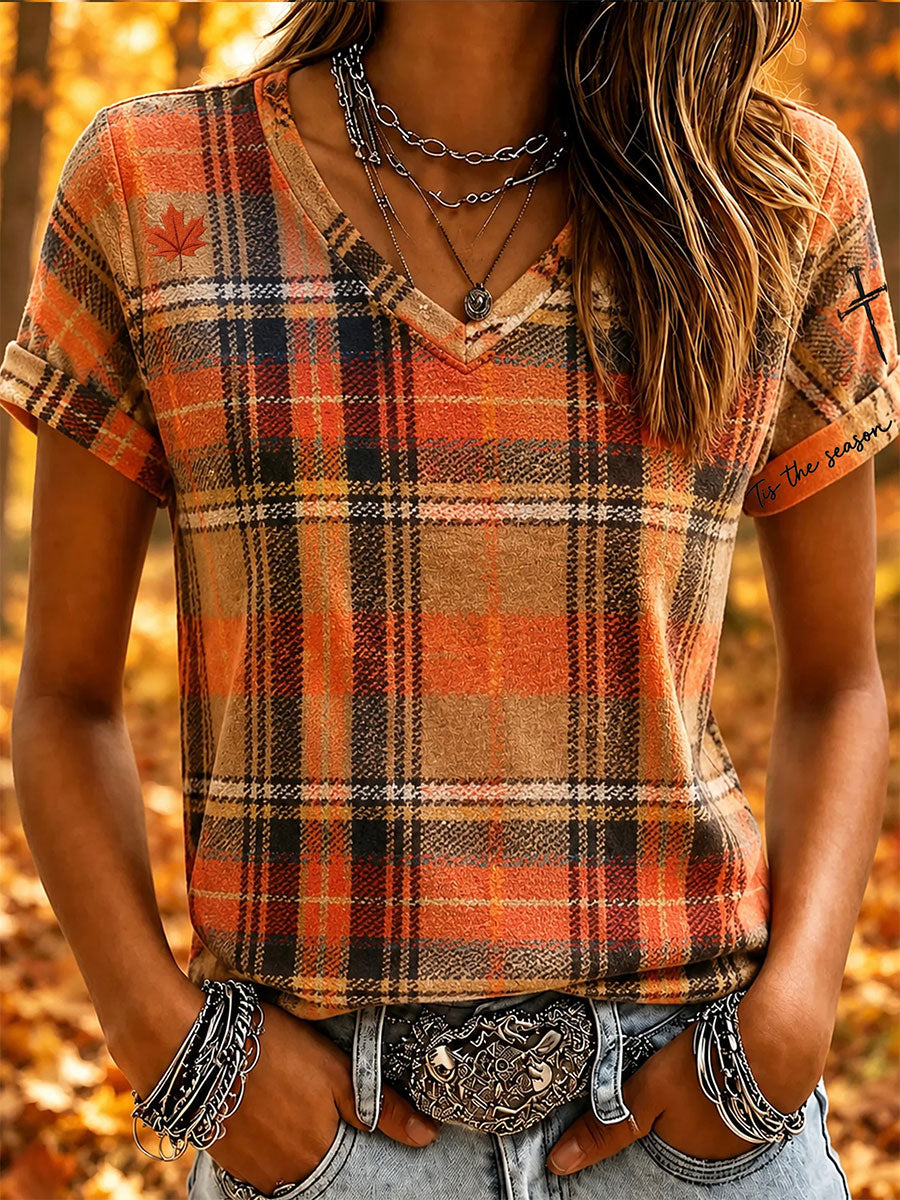 Camiseta Feminina de Outono com Tema Fé