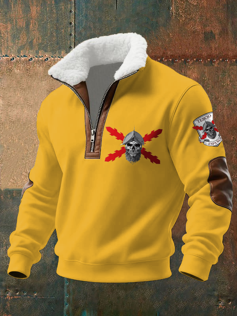 Espanha dos homens arte impressa Casual Tops