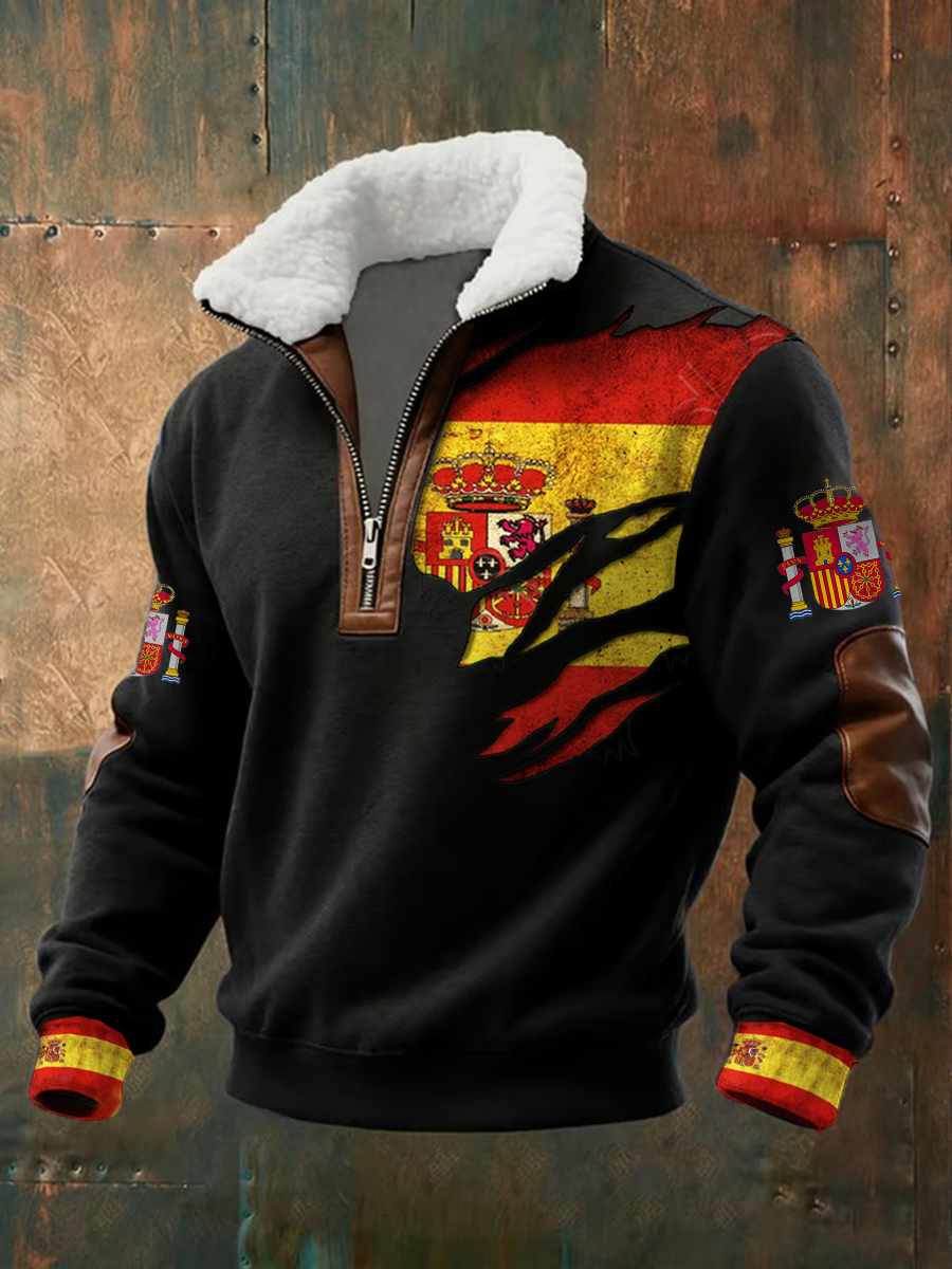 Espanha dos homens arte impressa Casual Tops