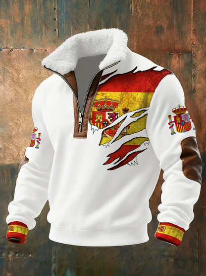 Espanha dos homens arte impressa Casual Tops