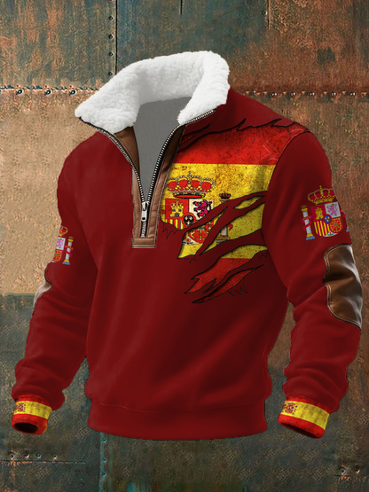 Espanha dos homens arte impressa Casual Tops