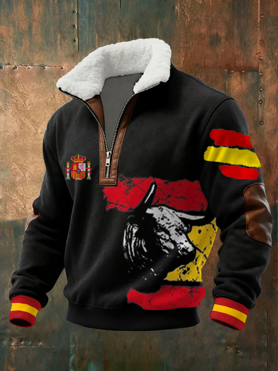 Espanha dos homens arte impressa Casual Tops