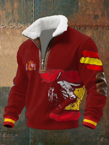 Espanha dos homens arte impressa Casual Tops