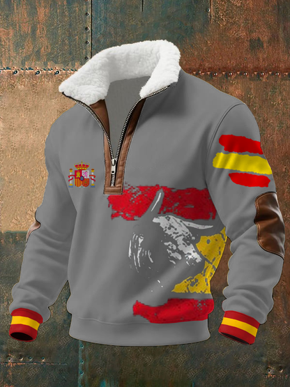 Espanha dos homens arte impressa Casual Tops