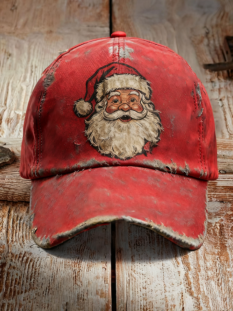 Papai Noel impresso Casual Unisex Hat