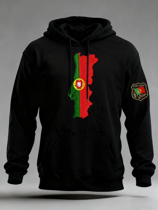 Moletom Casual Estampado Português Masculino