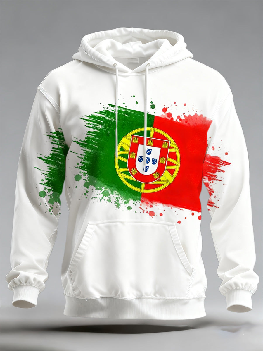 Moletom Casual Estampado Português Masculino