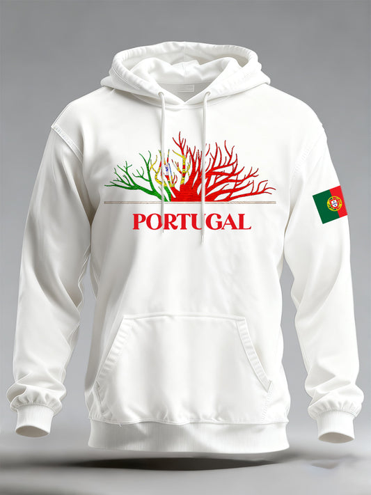 Moletom Casual Estampado Português Masculino