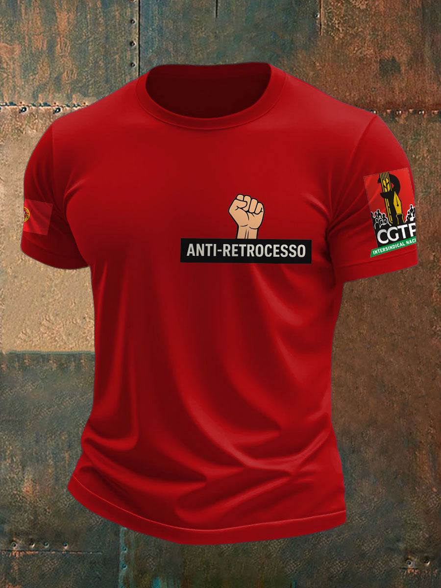 T-Shirt Estampada Masculina Portugal Resist