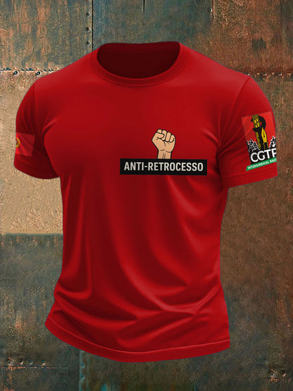 T-Shirt Estampada Masculina Portugal Resist