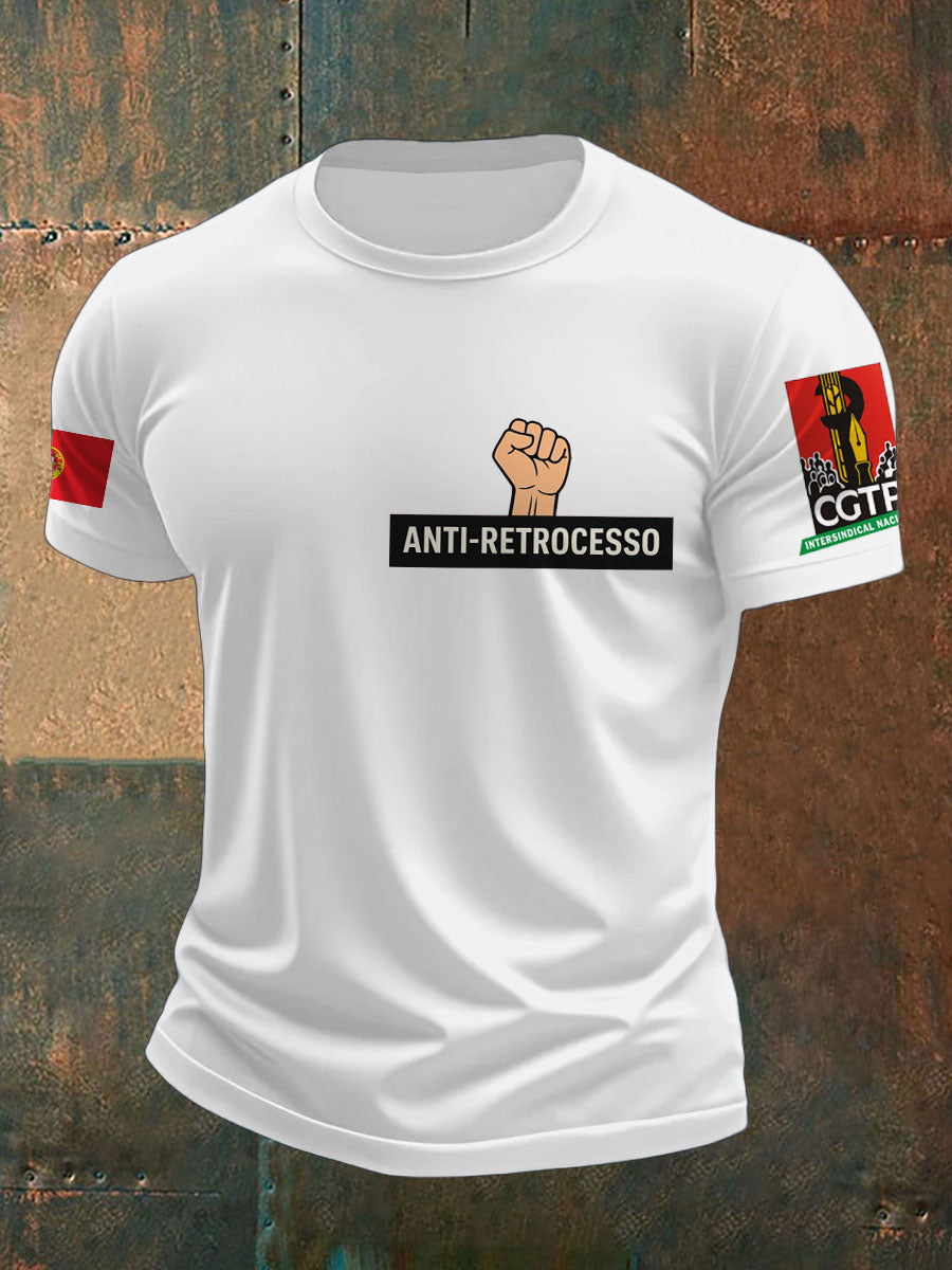 T-Shirt Estampada Masculina Portugal Resist