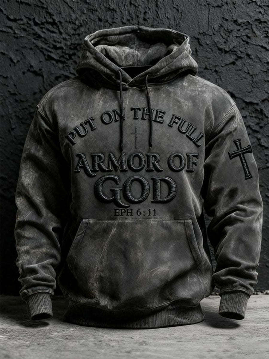 Men's Put On The Full Armadura De Deus Hoodie
