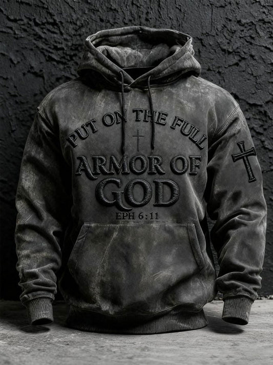 Men's Put On The Full Armadura De Deus Hoodie