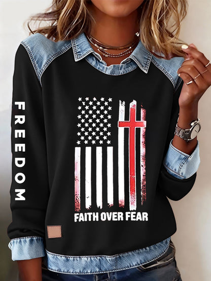 A liberdade das mulheres não é livre R.I.P Charlie Kirk Casual Sweatshirt