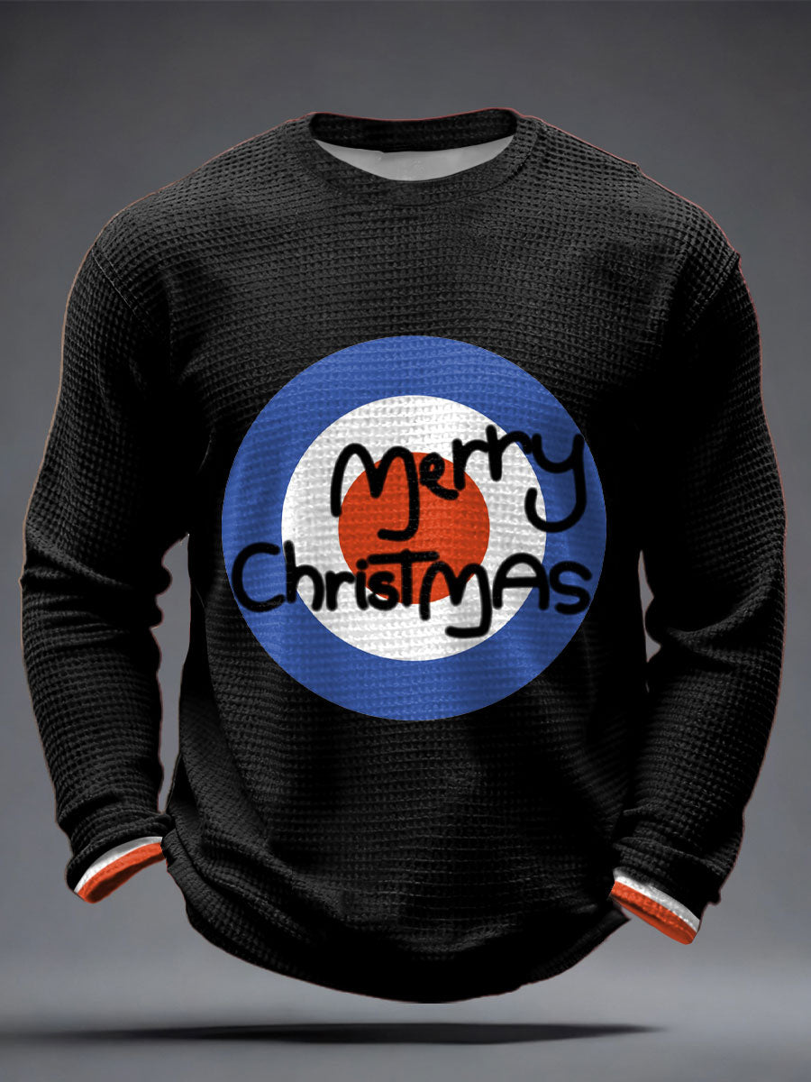 Modfather UK Music Mods Amante dos homens impresso Waffle Tops