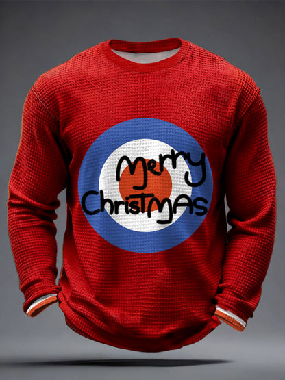 Modfather UK Music Mods Amante dos homens impresso Waffle Tops