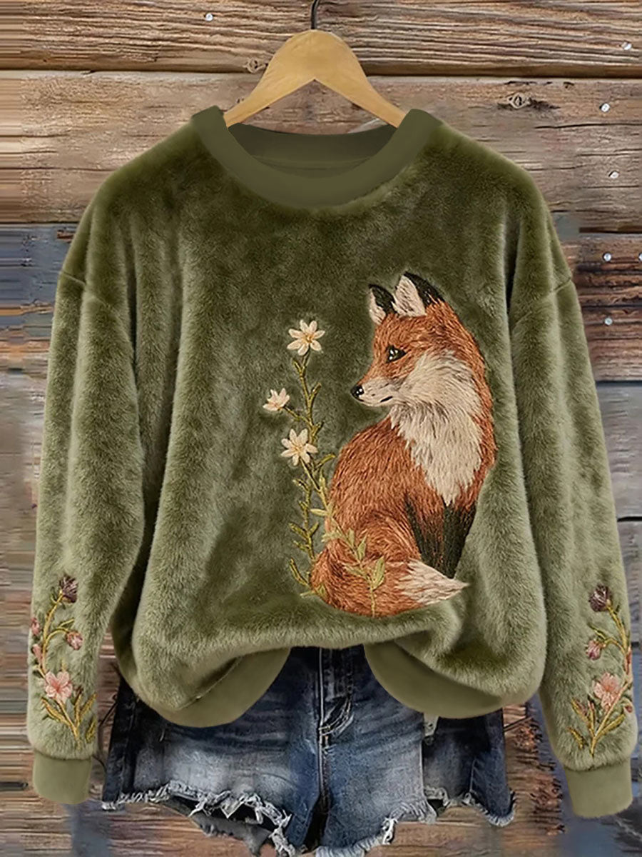 Top Casual Feminino com Estampa de Arte Animal